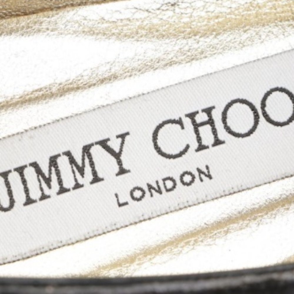 Jimmy Choo Venetian-Style Loafers in Printed Suede with Rubber Soles - Picture 7 of 7